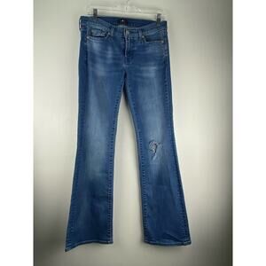 Vintage Seven for all mankind straight leg boot cut Jeans size 27x 31 (1139)
